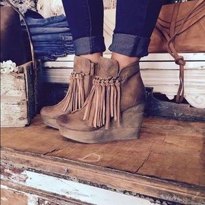Sbicca “Zepp” Fringe Wedges